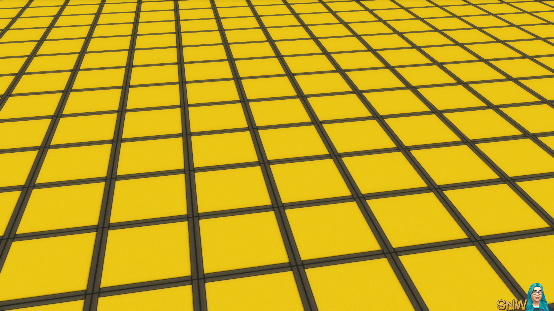 De Stijl Floor Tiles for The Sims 4